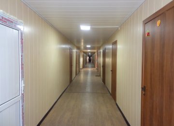 Indian Students Hostel Corridor in Kyrgyzstan