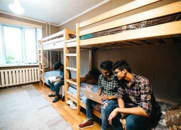 Indian Students in Ukraine Hostel