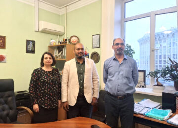 Dean (KSMU, Kazan), Dr. Ashutosh Dwivedee & Mr. Satyendra Dwivedee